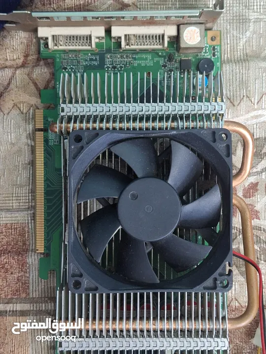 كرت شاشة GT 9800 من نيفيديا 512mb مستعمل بحالة جيدة