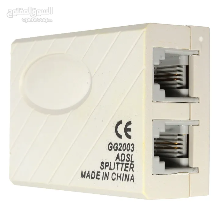 قطعة حل انفصال وتقطيع الانترنت ADSL (Splitter Filter)