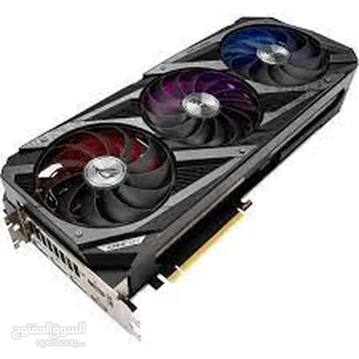 ASUS ROG Strix NVIDIA GeForce RTX 3080 Ti OC Edition Gaming Graphics Card   كرت شاشة 12جيجا