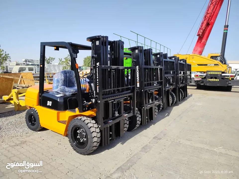 3 TON DIESEL FORKLIFT, BRAND NEW FOR SALE, MODEL - 2024, Make = GANGCHA - ISUZU ENGINE.