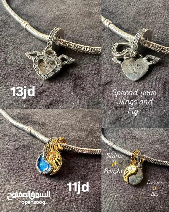 Pandora Charms Collection - Roza Accessories- كولكشن التشارمز من باندورا