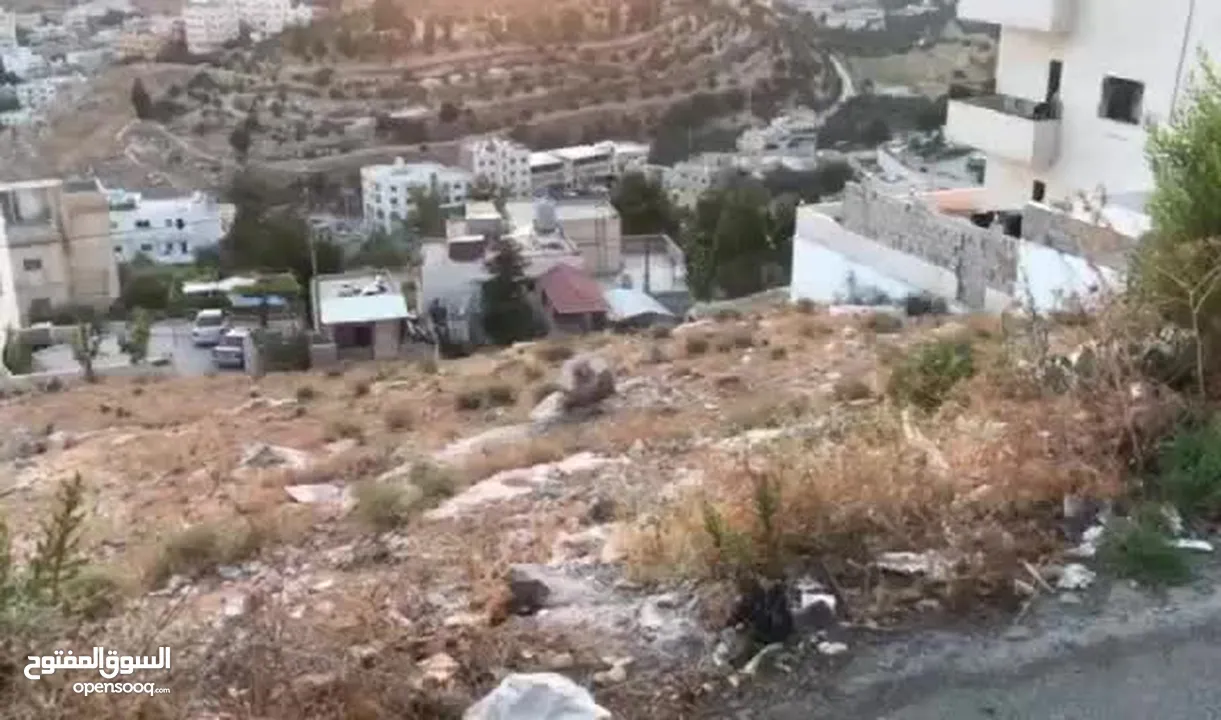 ارض اطلالة بانورامية للبيع في السلط
