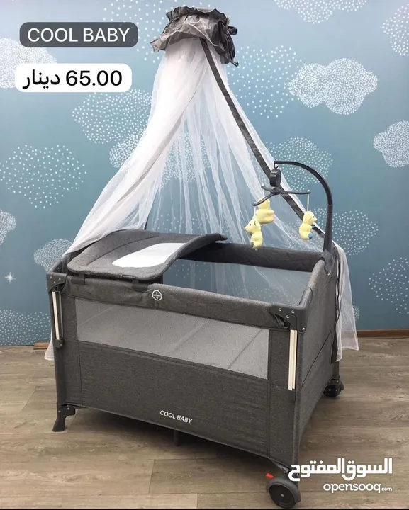 65 دينار فققط التخت  العالمي من cool baby اضافات فل ابشن