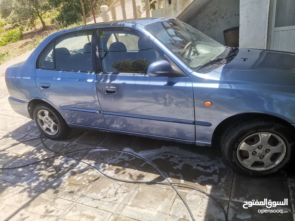 هونداي اكسنت موديل 2000 قصت الفيرانا الون ازرق قابل للتفاوض