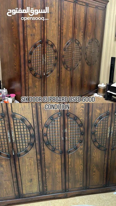 cupboard six doors very good condition big size storage