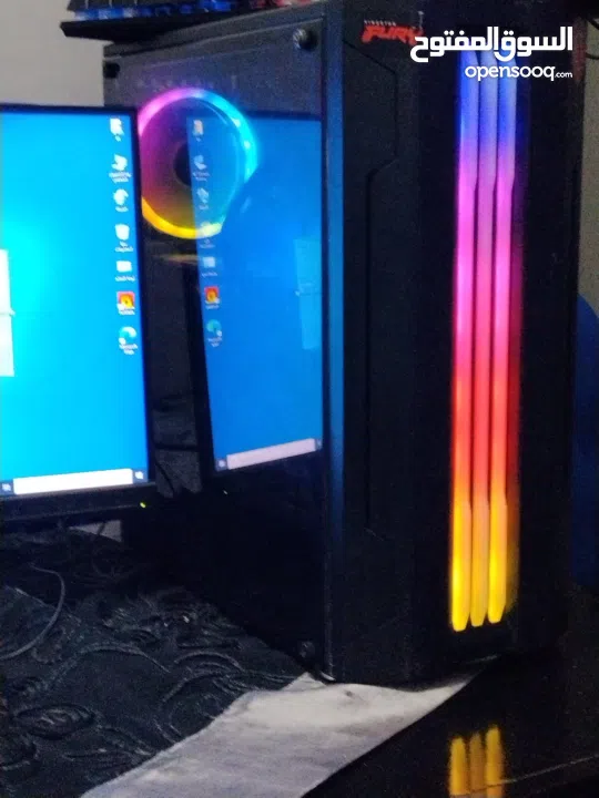 بيع كمبيوتر كامل. المذربورد: GIGABYTE GA-H81M-S2PV الرام: RAM 16 GB كرت الشاشة: SAPPHIRE RX 580 4GB