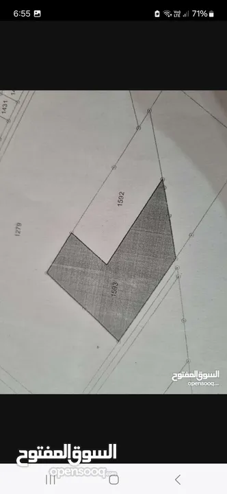 ارض استثمارية للايجار حاصلة على ترخيص تجاري