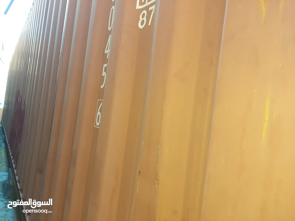 حاويات فارغة 40 قدم هاى كيو نظيفة جداا مع البيانات الجمركية