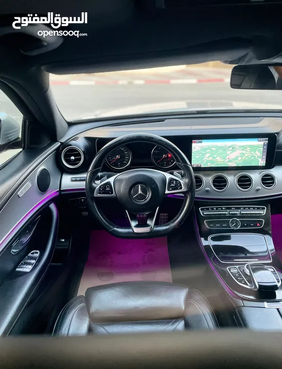مرسيدس بنز E200 - AMG فل أوبشن مسكر - دهان الشركة المنتجة - سيارة بحالة الوكالة