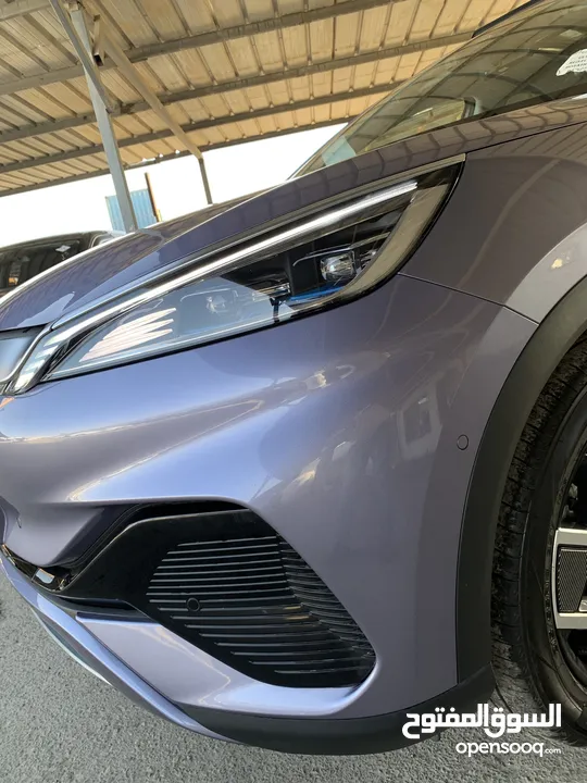 BYD Yuan plus 2023 بي واي ديه ايوان بلص صنف شامبيون فل الفل اوتبارك وباب خلفي كهرباء كراسي حامي بارد