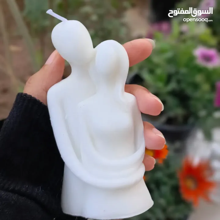 شموع معطره وديكورات حجر صناعه يدويه حسب الطلب