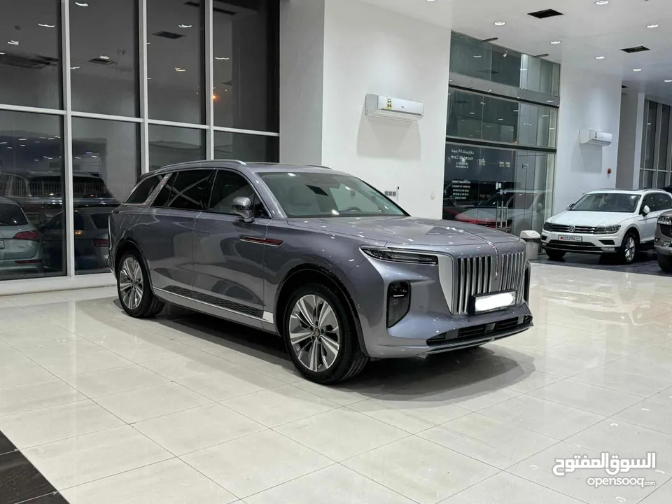 Hongqi E-HS9 / 2023 (Silver)  Electric Car,