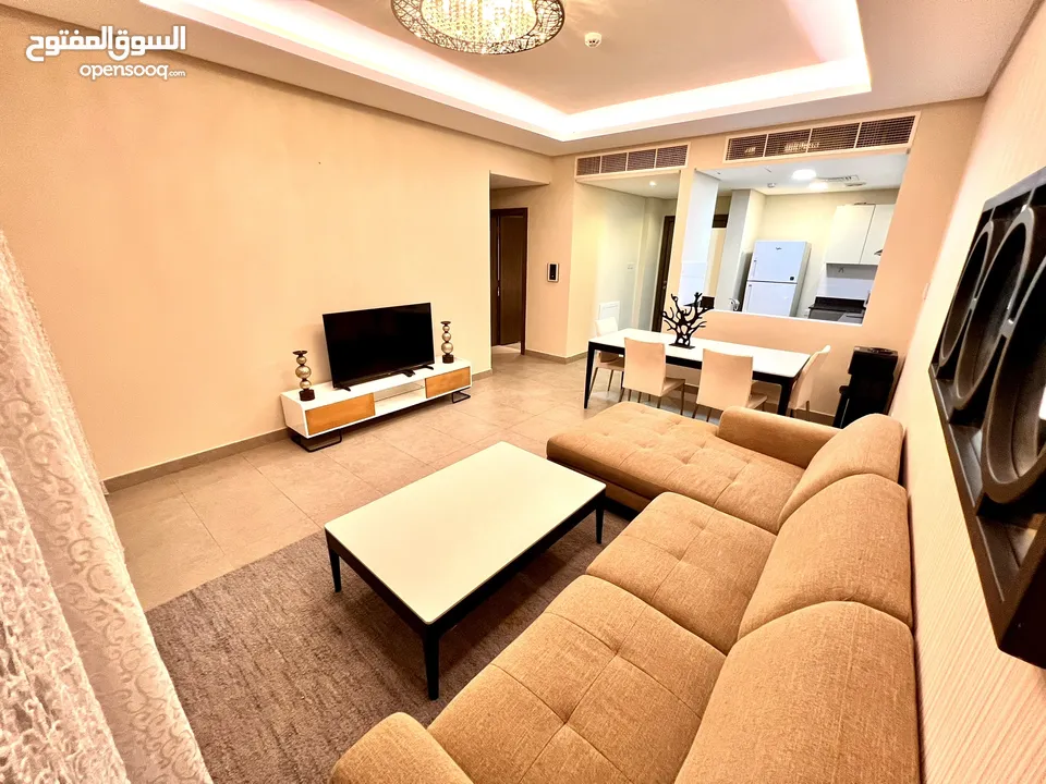 For rent in Amwaj beautiful 2bhk with all facilities