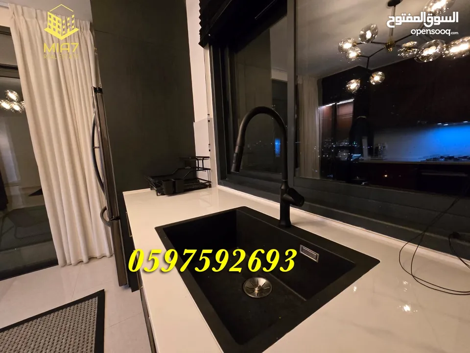 شقة فاخرة مفروشة للإيجار رام الله - الطيرة ( بطن الهوى ) قرب اسكانات طيبة 1 و 2