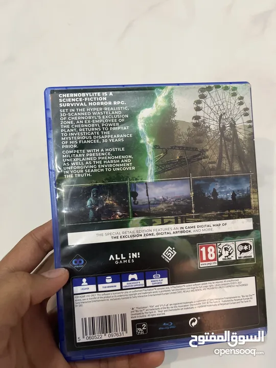 Chernobylite  cd game used for ps4