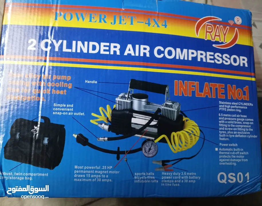 Compact 2-Cylinder Air Compressor: Power in a Portable Package