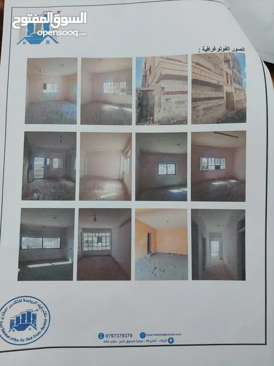 عمارة 4 طوابق للبيع جاهزة للتسليم في الزرقاء حي جناعة