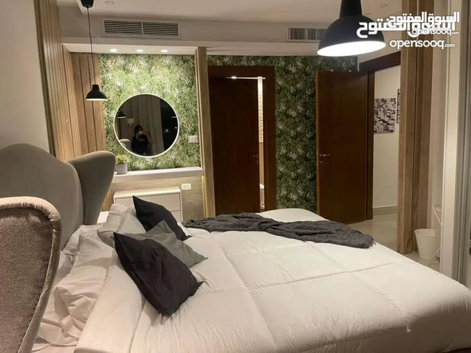شقة مفروشة بتصميم عصري أرقى مناطق عبدون اعلان رقم (O410)