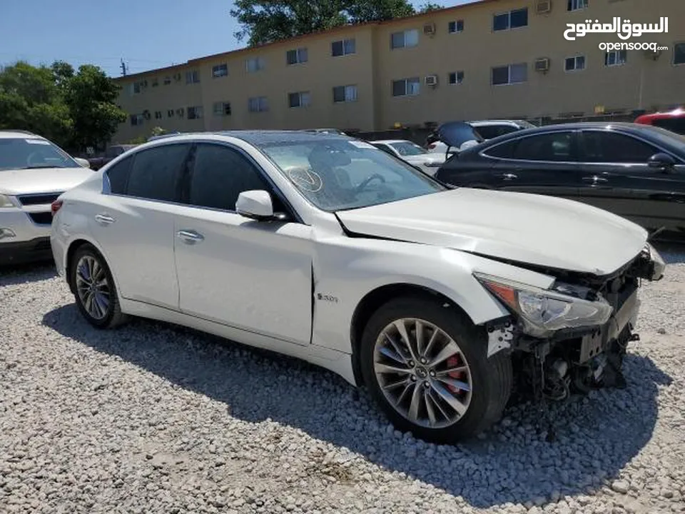 للبيع بالحادث q50 red sport 2018 شراء جديد تصل خلال شهرين