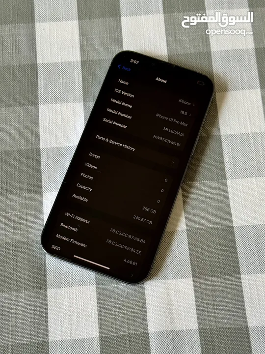 Iphone 13 pro max 256GB used like new