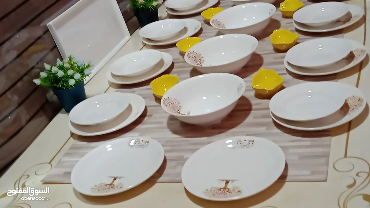 اطقم سفرة بورسلان ماركات عالمية ومختومة