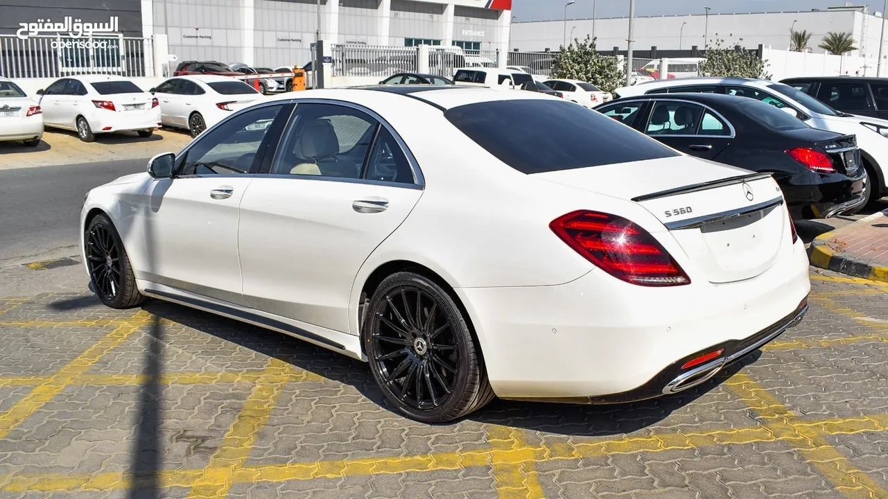 Mercedes S560 with 2 years warranty in excellent condition