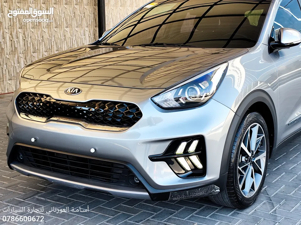 كيا نيرو هايبرد 2020 kia niro hybrid فل عدا الفتحة وارد كوري فحص كامل بحالة الوكالة