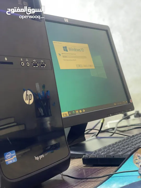 كمبيوتر HP بحالة ممتازة فقط بسعر 85 دينار Core i3