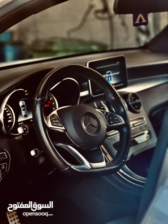 مرسيدس glc coupe ترخيص 2018 ماشية 60 الف والسيارة نضيفة مع كتير اضافات