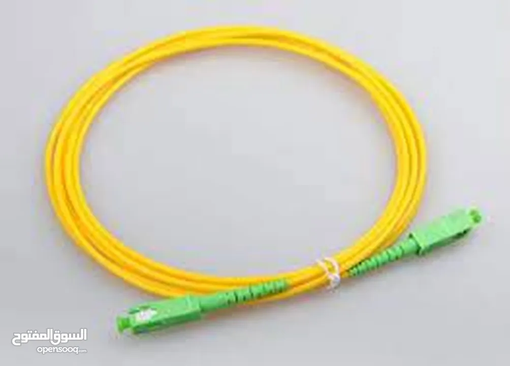 FIBER PATCH CORD SC/APC-SC/APC 3M سلك فايبر 3 متر