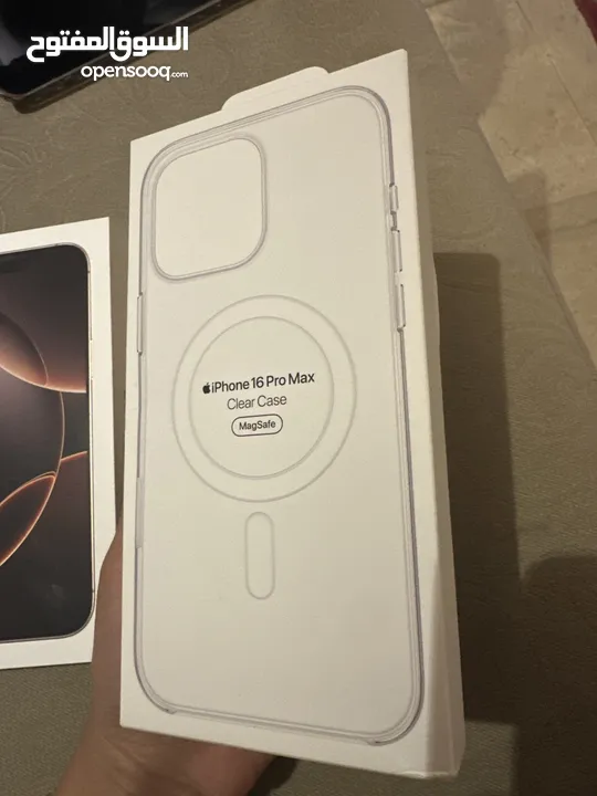 New not used Iphone 16 pro max 256GB  آيفون 16 برو ماكس 256 جيجا جديد غير مستعمل