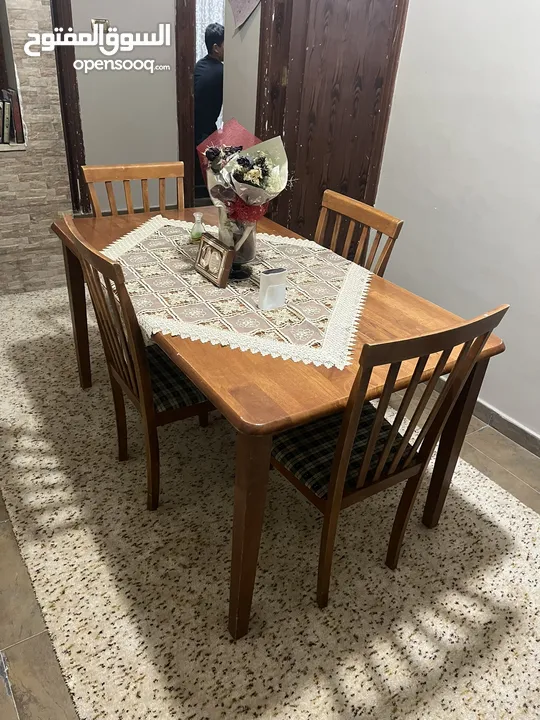 طاوله سفره خشب