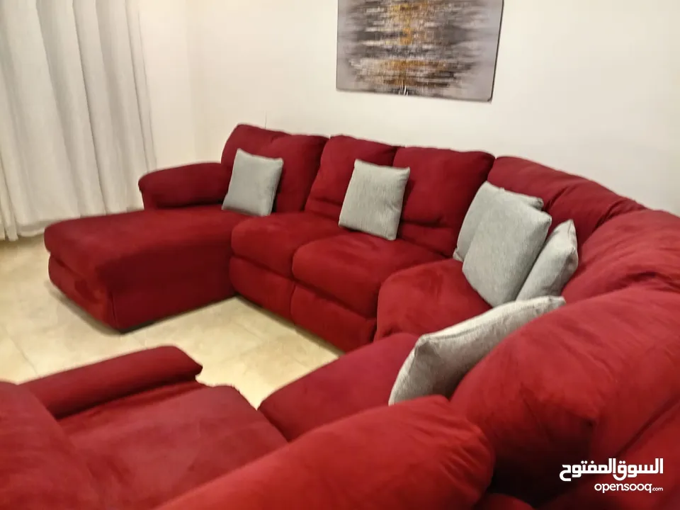 كورنر امريكي مستورد  ريكلاينر  حرف U فاااخر  جدا