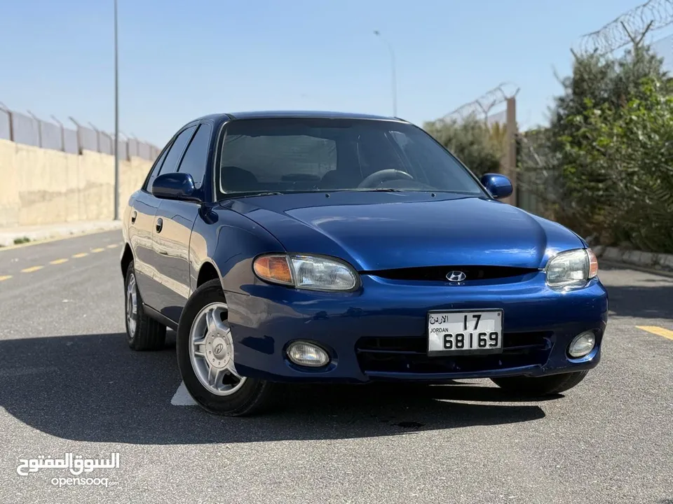 أكسنت موديل 94 محولة بالكاملة لموديل 98 جير عادي ماتور 1500 السيارة صلاة النبي + رقم مميز