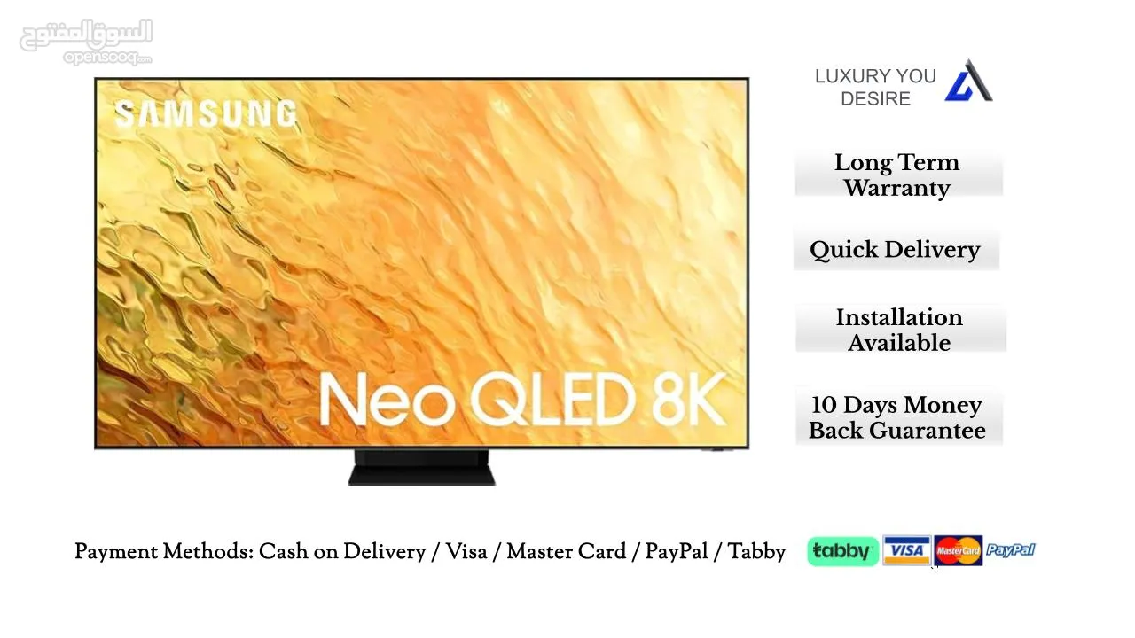 SAMSUNG 65-Inch Class Neo QLED 8K Smart TV - QN800B