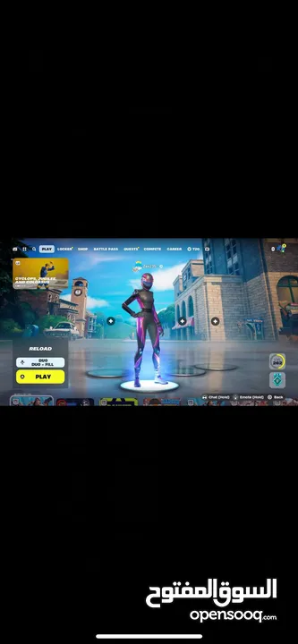 حساب فورت نايت سوني نارر 250 سكن