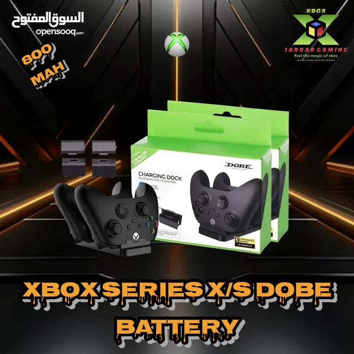 Xbox series x/s & one x/s Rechargeable Battery’s  بطاريات شحن خاصة بايادي تحكم إكس بوكس سيريس & ون