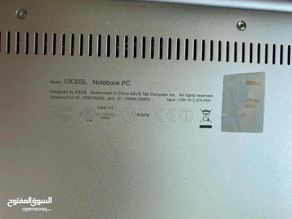 لابتوب اسوس زينبوك Asus ZenBook