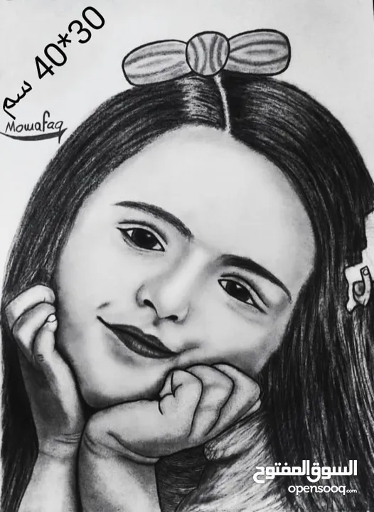 لوحات فنية رسم يدوي حسب الطلب