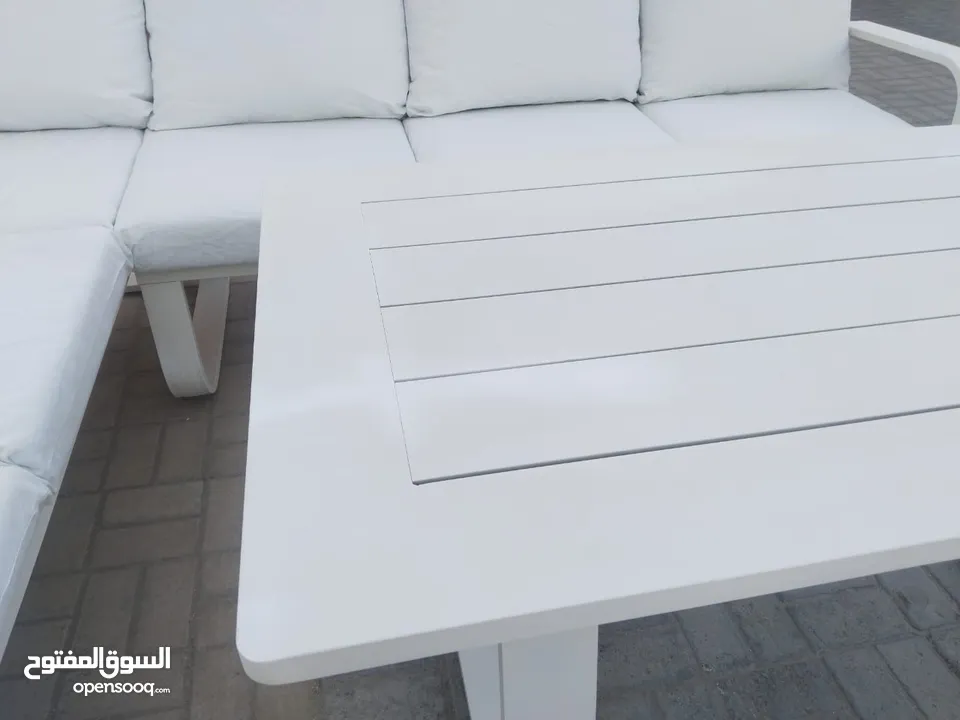 Aluminum Outdoor Sofa in  good condition