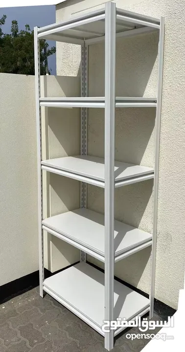 Boltless Shelf White 120x45x200cm