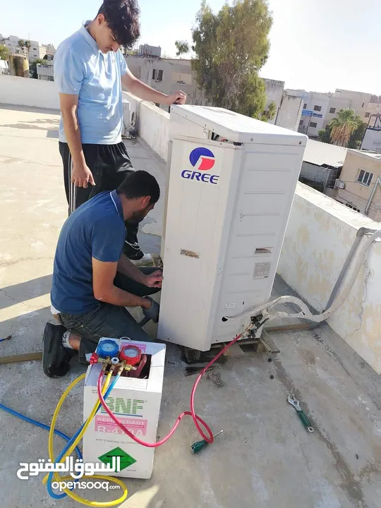 صيانة مكيفات فك تركيب تعبئة غاز بأقل الاسعار