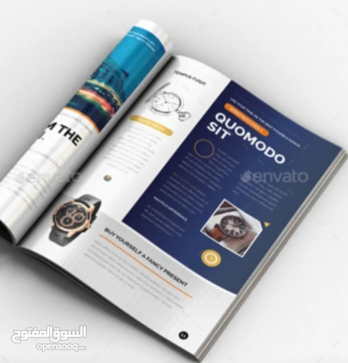 نسخ كتيبات كتالوجات ومجلات ملون برشور فلير كرت أعمال