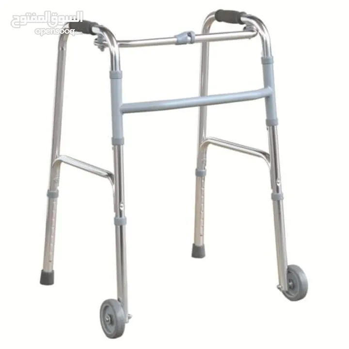 ووكر مشاية قابلة للطي Walker مع عجلات أمامية لكبار السن استخدامات جهاز الووكر صعوبات المشي