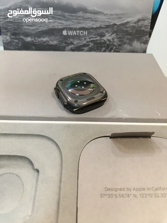 Apple Watch Ultra 2 Black Edition بطاريه 100% مشحونه مرتين