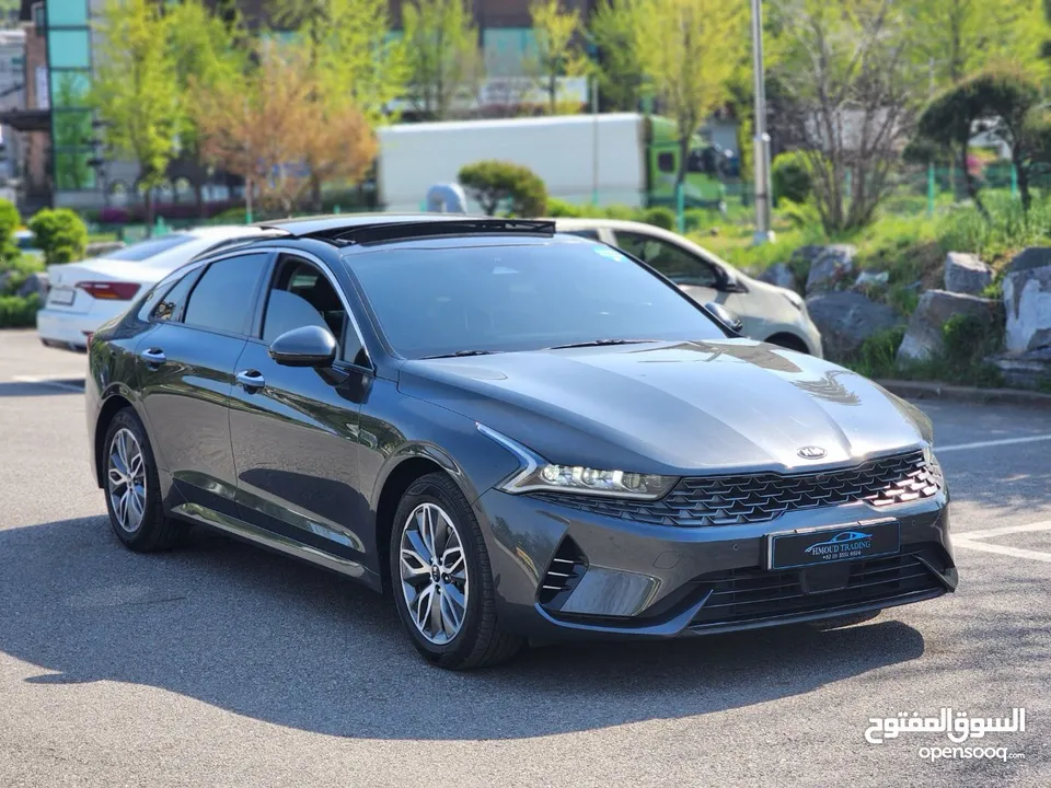 KIA K5 Hybrid 2021بانوراما فل  وارد كوري فحص كامل و لا ملاحظه كلين تايتل من دون حوادث