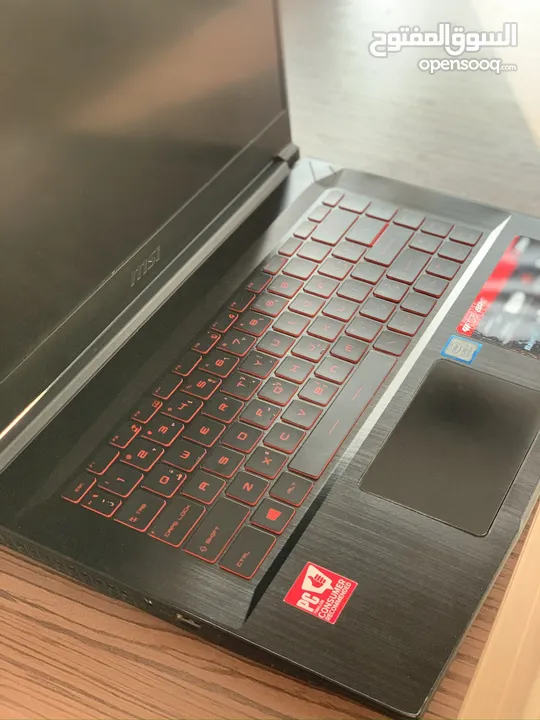 Laptop Gaming MSI  معالج وكرت شاشة قوي جهاز ممتاز لل Gaming وبرامج Design تابع باقي الشرح بالمواصفات