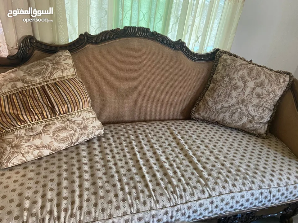 طقم كنب خشب زان للبيع