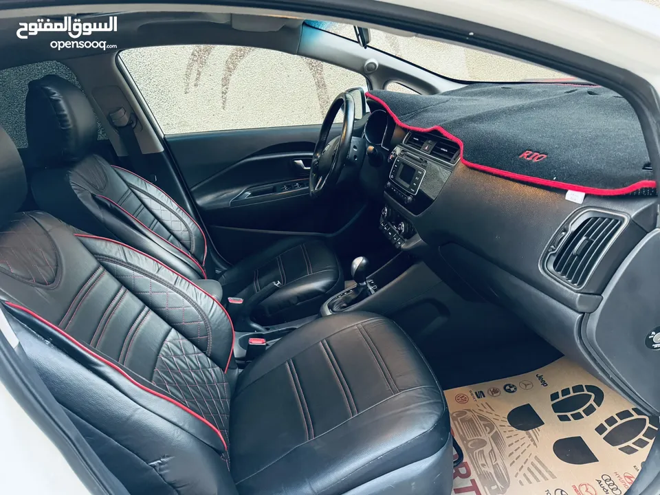 كيا برايد فل الفل اضافات بصمه وفتحة سقف اصل برايفيت عداد 54 الف