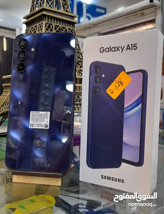 جديد Samsung A15 رام 8 و 12 و 16 جيجا 128 و 256 متوفر توصيل هدية كفر ولزقة وشاحن الاصلي